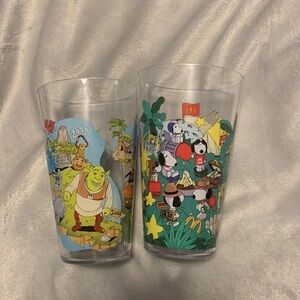 2024 McDonald’s collectors edition cups hello kitty snoopy shrek minions
